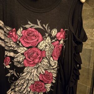 Women's Liberty wear bling top